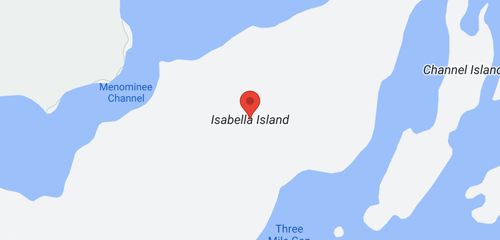 map of 22 ISABELLA ISLAND